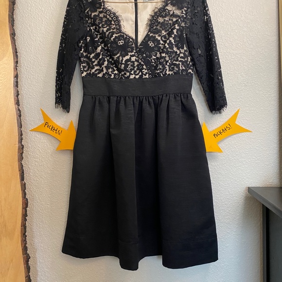 Eliza J Black Cocktail Dress | Size 8 - Picture 7 of 8